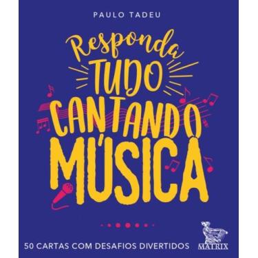 Imagem de Livro - Responda tudo cantando música