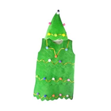 Imagem de Vaveren Fantasia de árvore de Natal infantil, traje fantasia para feriado, Halloween, cosplay, S