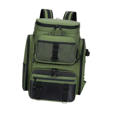 Imagem de MERIGLARE Mochila de pesca presente para homens mochila profissional multifuncional caixa de equipamentos lojas bolsa de pesca para caminhadas mochila ciclismo, Verde