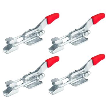 Imagem de Grampo Tensor Aperto Rápido Ga 100 Dobrado Zincado Ga100d E100 Kit C/ 4 Pecas