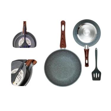 Imagem de Jogo 2 Frigideiras Antiaderente com Espátula - Quality House