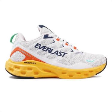 Imagem de Tênis Everlast Climber Run Masculino, 39, Branco, Amarelo