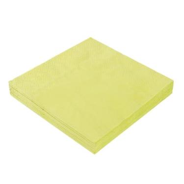 Imagem de Guardanapo De Papel Colorido 24Cm Folha Dupla Prata Festas (Verde Lima)