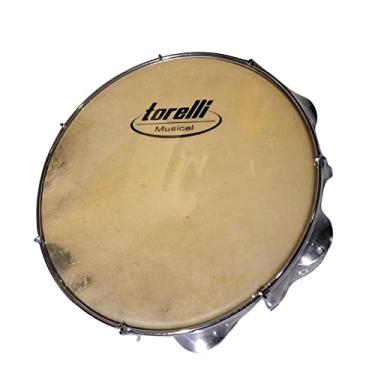 Imagem de PANDEIRO 10'' INJETADO PRETO PELE ANIMAL