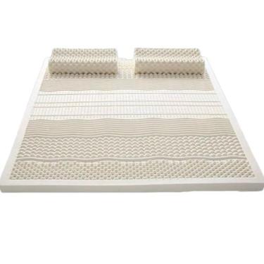 Imagem de Colchão Pillow Top Casal King Size Látex Natural Premium + 2 travessei