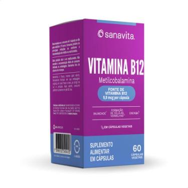 Imagem de Vitamina B12 Sanavita Cápsulas - Sem Sabor