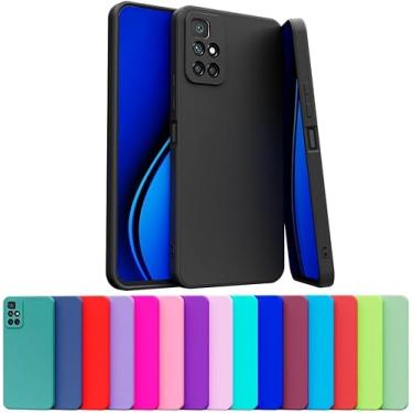 Imagem de Capa Celular Case Compatível Xiaomi REDMI 10 4G / REDMI 10 PRIME Silicone Aveludada Com Proteção De Câmera (HIBISCO)