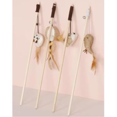 Imagem de Varinha Divertida Gato Sino Provocação Do Rato Acessórios Para Animais De Estimação