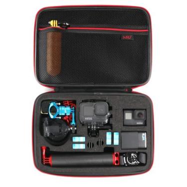 Imagem de Mala de transporte HSU para GoPro Hero 13-3, DJI Osmo Action Red