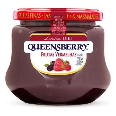 Imagem de Pote Geleia Queensberry Diet Frutas Vermelhas