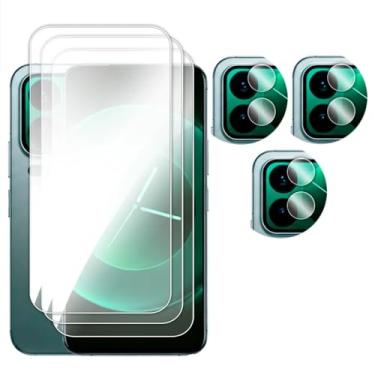 Imagem de Para Xiaomi 17 17 pro 17 Pro Max, 6 em 1 Vidro Cola Completa Protetor de Tela Transparente Filme de Lente de Vidro Temperado