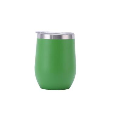 Imagem de Copo Copo TéRmico 360ml com Tampa Transparente MantéM Gelado por 4 Horas, Perfeito para Sua Bebida(Verde)