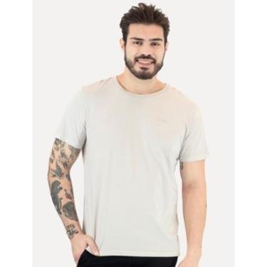Imagem de Camiseta Ellus Masculina Cotton Fine Grunge Gothic Classic Off-White-Masculino