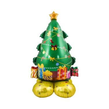 Imagem de Suporte para Decorações de Natal - Papai Noel, Boneco de Neve, Rena e 