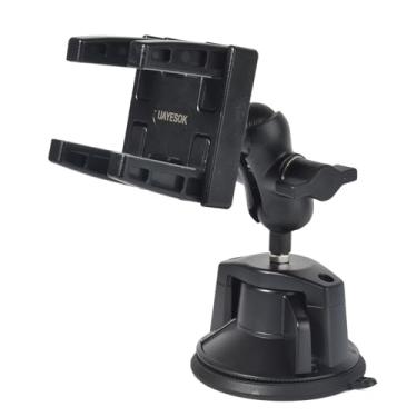 Imagem de UAYESOK Suporte de cabeça de controle de rádio móvel para Yaesu FT-8900R FT-891 FTM-100 FTM-400 FTM-500 TYT TH-9800 ICOM IC-2730 IC-2730A IC-706 5100, suporte de montagem de para-brisa e painel com