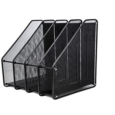 Imagem de Organizador de arquivos de metal de malha de ferro multicamadas, caixa de arquivos, caixa de armazenamento, prateleira de arquivos, rack de armazenamento, rack de dados de mesa