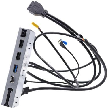 Imagem de Deal4GO Painel de Controle Frontal Leitor de Cartão USB Áudio Conjunto de Placa IO F0NXG G6PN4 Substituição para Dell Precision 3650 3640 3630 T40 Torre Desktop