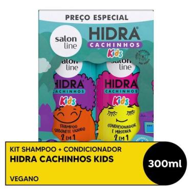 Imagem de Kit Shampoo e Condicionador Hidra Kids Cachinhos 300ml