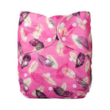 Imagem de Fralda De Pano Reutilizável Ajustável Impermeável Para Bebês Grandes, 