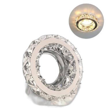 Imagem de 9 Spot De Cristal Embutir Redondo Pastilhas K9 Mr16 Lup70