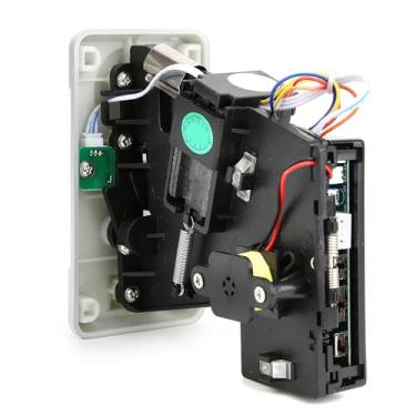 Imagem de Cryfokt Caixa Seletora de Moedas Cpu Com Display Led para Máquina de Boneca, Aceitante de Moedas Comparativo Anti-interferência para Máquinas de Vendas de água (Prata)