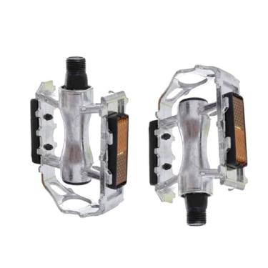 Imagem de Pedais Para Bicicleta De Montanha | 2 Pedais de Substituição,Com Adaptador Extensor Para Substituição De Pedal Antiderrapante | Para Pedivela Adultos e Séniores Bicicleta de