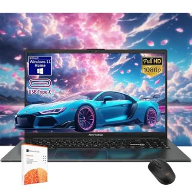 Imagem de ASUS Laptop Vivobook de 14 polegadas - Windows 11 Office incluído - Intel Core i3-1315U Beat AMD Ryzen 5 4500U - 8 GB de RAM - SSD de 128 GB - Laptop para estudantes escolares - Computadoras Laptops