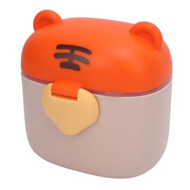 Imagem de Fabater Recipiente Portátil de Fórmula para Bebês, Design de Tigre de Desenho Animado, Vedação Eficaz para Leite Em pó Seco, Multiuso para Pais, 12x10x12cm