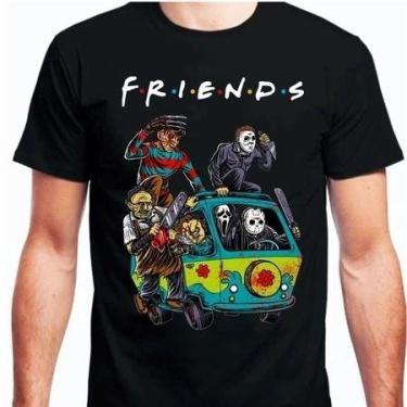 Imagem de Camiseta Premium Friends Terror Filmes Streetwear Lançamento 2024 Envi