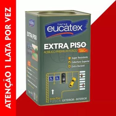 Imagem de Tinta Extra Piso Parede E Telha 18l Estacionamento Chão - EUCATEX, Ver