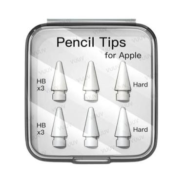 Imagem de Ponta Dupla Para Apple Pencil 2B HB 2.0 3.0 Macia E Dura, Acessórios P