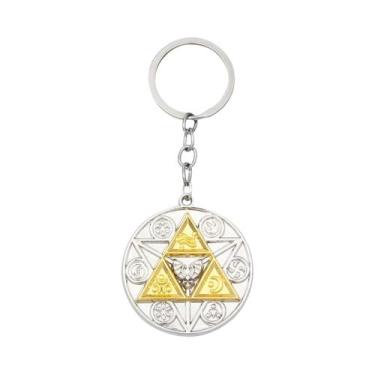 Imagem de Chaveiro Do Escudo Hylian Breath of the Wild Com Espada Mestra, Olho D