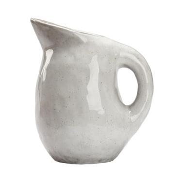 Imagem de Vasos Modernos Simples Retrô Vaso de Cerâmica Ornamentos Sala de Estar Arranjo de Flores Arte B&B Decoração Macia Vaso de Mesa