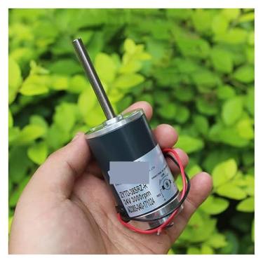 Imagem de Motor de partida eletrônico DC24V 3000rpm ZYTD-38SRZ-R Ímã permanente DC Electronic Starter Rolamento de esferas dianteiro e traseiro, eixo longo de 7W, 50 mm