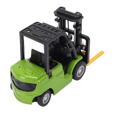 Imagem de Ymiko Empilhadeira RC Brinquedo Escala 1/64 Mini Empilhadeira Com Controle Remoto Rotação de 360 ​​graus Corpo Em Liga Veículo de Engenharia de Mesa Controlado por Aplicativo para (Amarelo)