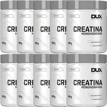 Imagem de Kit 10X Creatina Monohidratada - 300g Sem Sabor - Dux Nutrition-Masculino