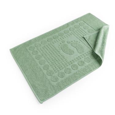 Imagem de Toalha De Piso Wave Gramatura 700g/m² Antiderrapante 01 Peça 100% Algodão - Pistache
