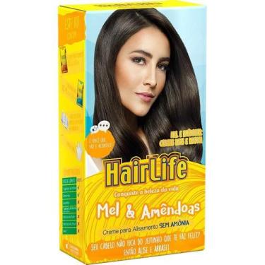 Imagem de ALISANTE HAIRLIFE 160G MEL E AMÊNDOAS - Alisamento Profundo para Todos