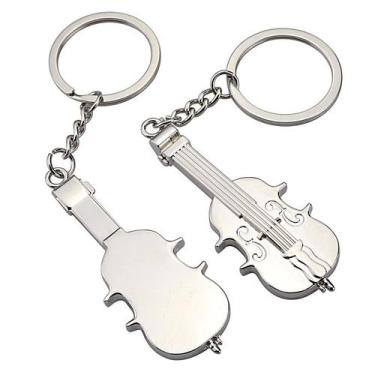 Imagem de Chaveiro: modelo de instrumento musical com pingente de violino criati