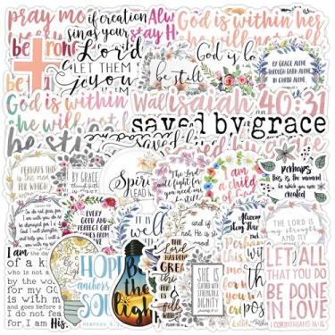 Imagem de Adesivos em preto e branco com citação inspiradora, 50 unidades - yiwe