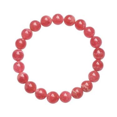 Imagem de Pulseira Rodocrosita para mulheres com miçangas de 7,8-8,8 mm - yiweis
