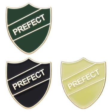 Imagem de Broche Shield Shape Prefect Classic Esmalte Alfinetes - yiweisai