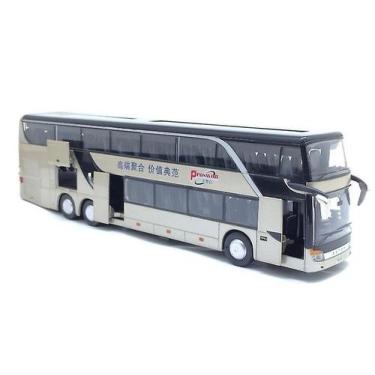 Imagem de Toy Bus Alloy, modelo 25 cm x 4 cm x 7 cm, liga de zinco, plástico Rub