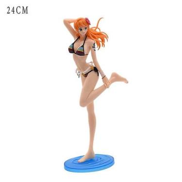 Imagem de Boneca siamesa de PVC Nami, personagem de desenho animado, 24 cm - Glo