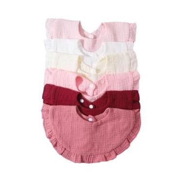 Imagem de Conjunto De Babadores E Panos De Boca Para Bebês, 3 Peças, Com Babador