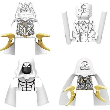 Imagem de Boneco de ação Superhero Moon Knight Xh1895 para crianças de 2 a 18 an