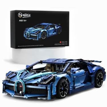 Imagem de Kit de Construcción Nifeliz DIVN Auto de Carreras MOC Escala 1:8 3728 