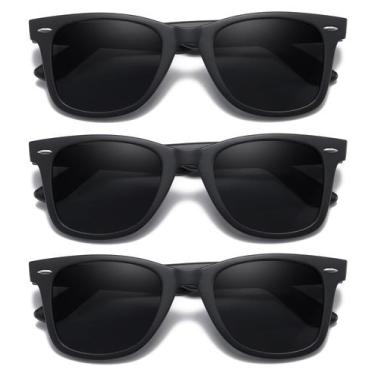 Imagem de Óculos de sol MEETSUN Retro Polarizados 100% com Proteção UV (pacote c