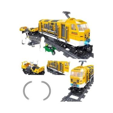 Imagem de Trem a Vapor De Alta Velocidade: Blocos De Montar, Modelo De Pequenas 