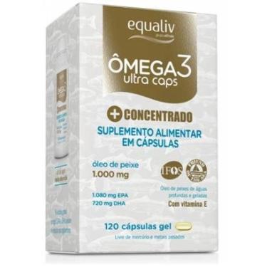 Imagem de Ômega 3 Ultra Concentrado com Vitamina E 120 Cáps Equaliv-Unissex
